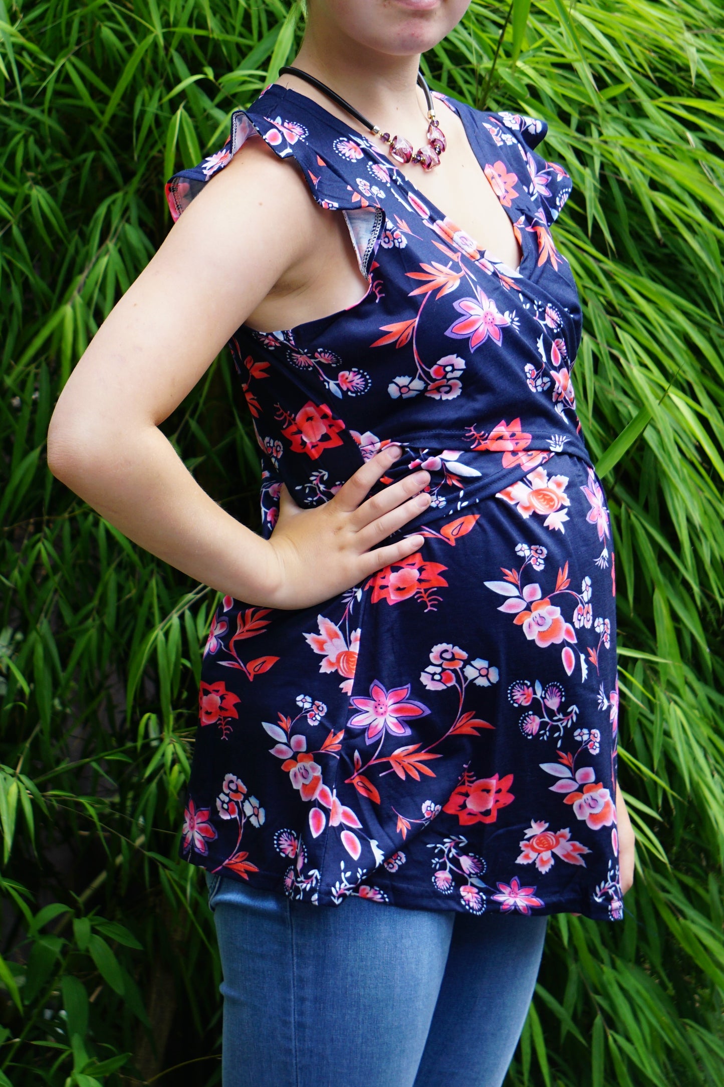 Lexi Maternity & Breastfeeding Tank - Floral