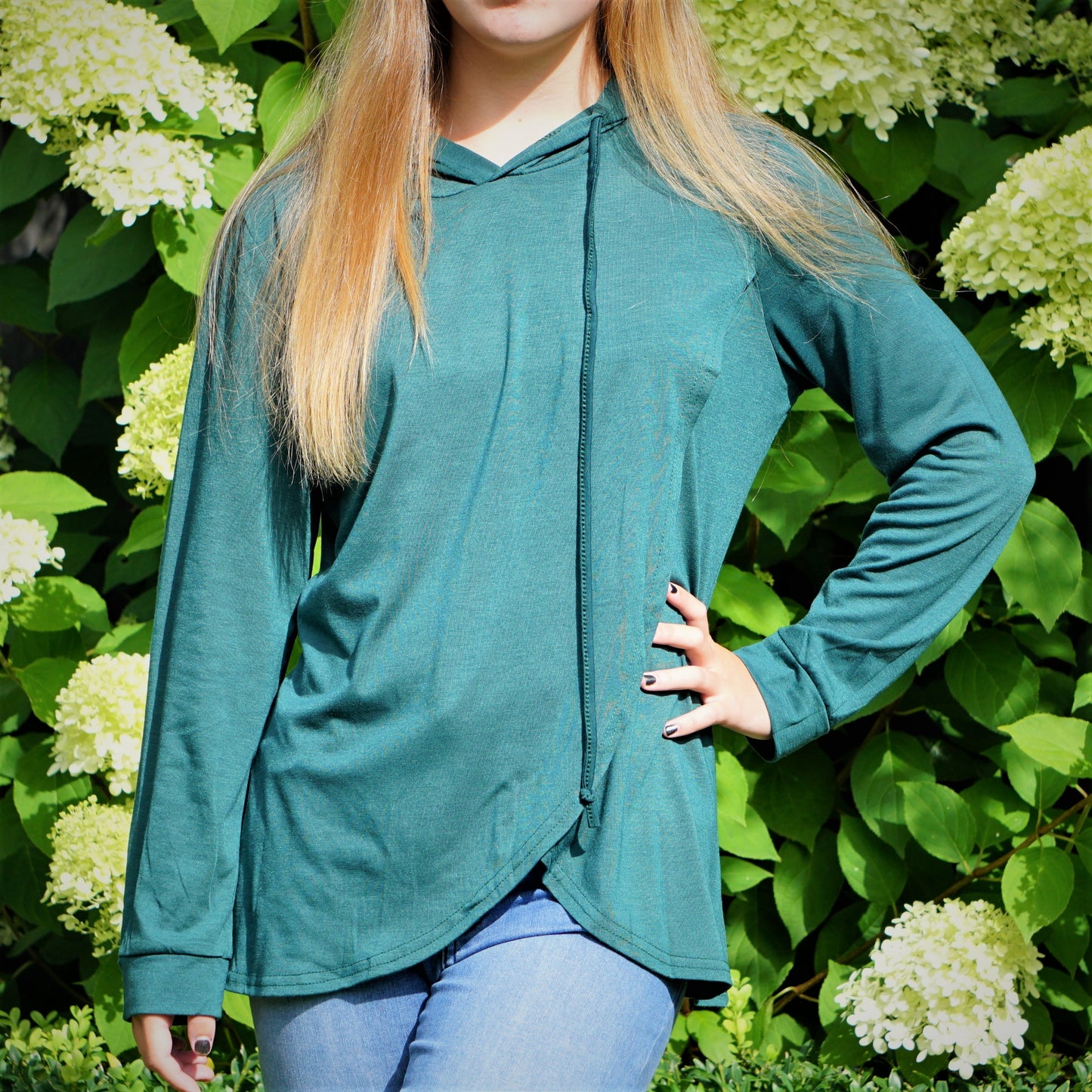 Ruby Maternity & Breastfeeding Hoodie - Forest